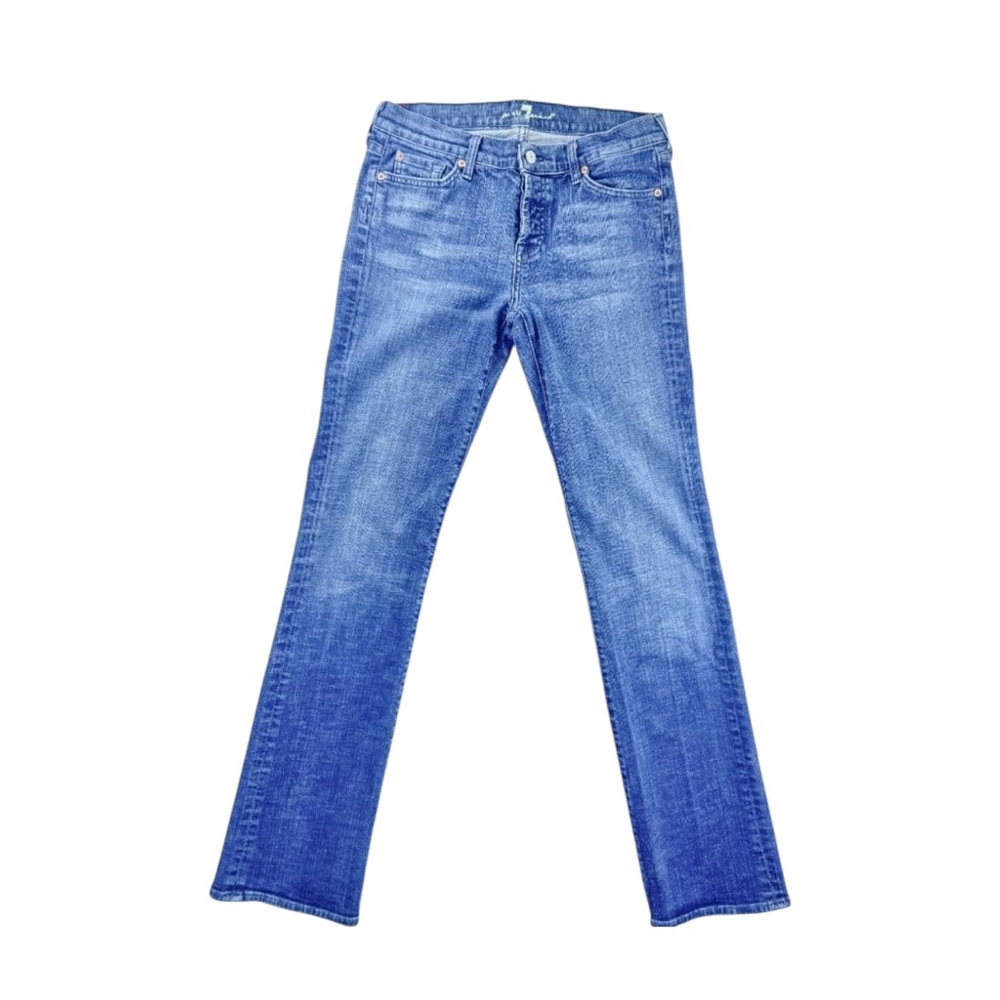 Vintage 7 For All Mankind Button Fly Jeans , Medium-Dark Wash Size 30
